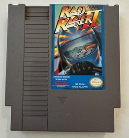 Rad Racer II NES Game Clean Label Tested Loose