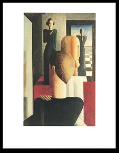 Schlemmer, Oskar - "Römisches"-Vier Figuren im Raum - Kunstdruck - Picture 1 of 1