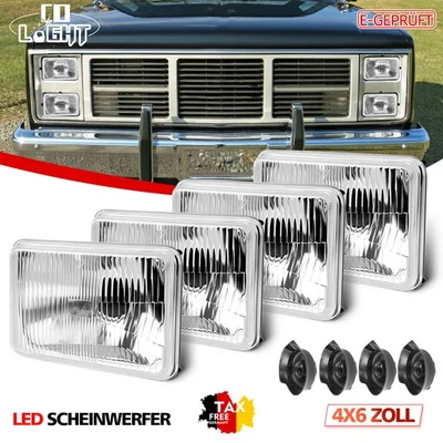 4x Scheinwerfer Chevrolet Suburban GMC Sierra Silverado 1500 Umrüstung US EU - Bild 1 von 4