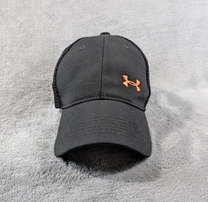 Under Armour Baseball Cap Schwarz Mütze Mesh Neon Herren Stretch Fit Med/L - Bild 1 von 7