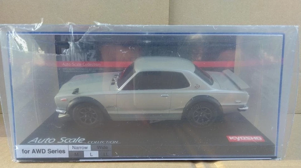 Kyosho Mini-Z ASC Nissan Skyline 2000GT-R plateado MZP466SGTR Foto 1 de 1
