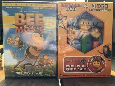 PEZ Dreamworks Bee Movie DVD + 3 Disp EXCLUSIVE Walmart/Sams Club GIFT SET - Image 1 of 3