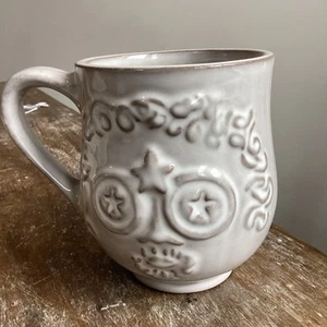 Jonathan Adler seltene Utopie Tasse doppelseitig Mann Frau Gesicht Brille - Bild 1 von 4