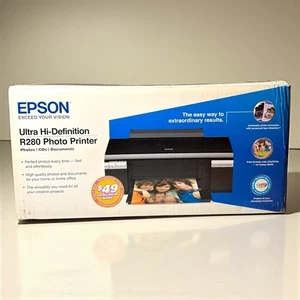 Epson Stylus Photo R280 Ultra Hi-Definition Color Inkjet Printer New Open Box - Picture 1 of 8