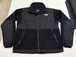 The North Face Denali Jacket Men's Black Fleece Full Zip Vented Polartec Size M - Picture 1 of 10