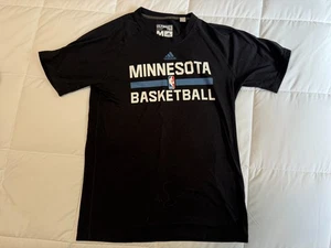 Men's ADIDAS Minnesota Timberwolves NBA Basketball Ultimate Tee T-Shirt - Size M - Picture 1 of 2