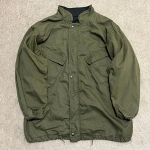 Vintage 1978 U.S. Military Chemical Protective Jacket Olive Green Medium - Picture 1 of 7