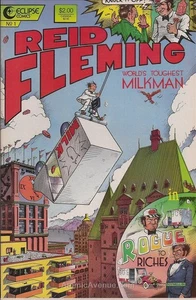 Reid Fleming, World's Toughest Milkman #1 (2nd) VF; Eclipse | David Boswell - w/ - Picture 1 of 1