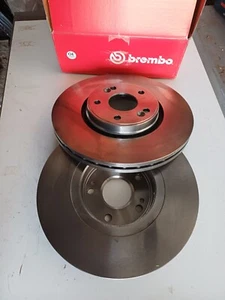 Brembo 09.9074.10 coppia dischi freno ant per Renault Laguna 2001-2007 - Imagen 1 de 2