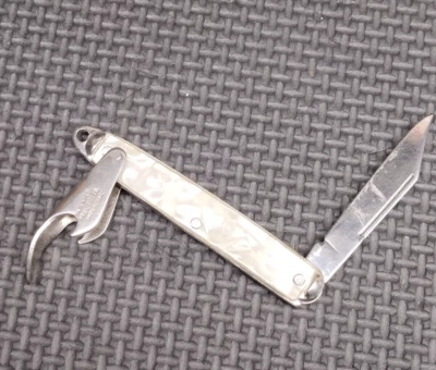 Vintage Prov Cut Co Beer Or Soda Can Opener Folding Pocket Knife Made In USA - Image 1 of 4