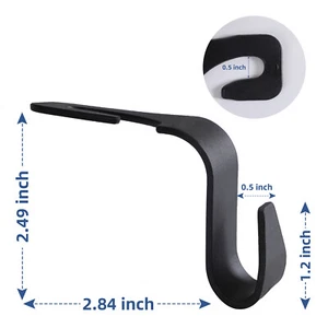 Multifunctional Home Household Hooks Organize Easily, Maximize Space Metal Black - Picture 1 of 7