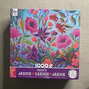 Ceaco Jigsaw Puzzle; Peggy's Garden - Colorful Conversation; 1,000 pcs; 3167-3 - Picture 1 of 2
