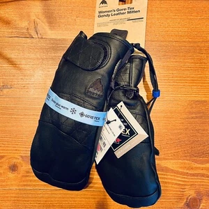 Women’s Burton Gore-Tex Gondy Leather Mitten, True Black Size Medium - Picture 1 of 4