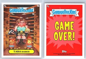 Tomb Raider Lara Croft Garbage Pail Kids Spoof Game Over! SP Card MINT - Picture 1 of 1