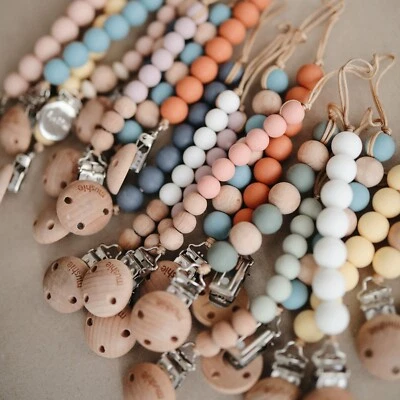 MUSHIE PACIFIER DUMMY SCHNULLERCLIP, AUTORISIERTER UK VERKÄUFER, ALLE FARBEN VERFÜGBAR