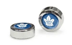 NHL Hockey Toronto Maple Leafs License Plate Screw Caps - Picture 1 of 2