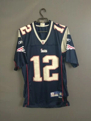 Camiseta Tom Brady New York Patriots PEQUEÑA Camisa Reebok ig93 Foto 1 de 4