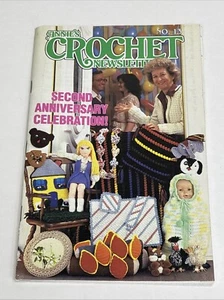 Annie's Crochet Jan Feb 1985 Second Anniversary Newsletter Patterns - Picture 1 of 13