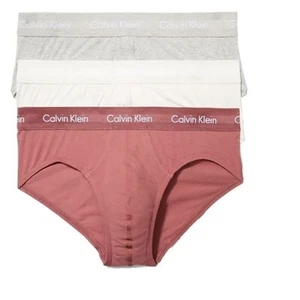 Calvin Klein CK Cotton Classic Fit 3 Pack Hip Brief Men's XXL NIP - Picture 1 of 2