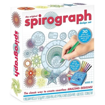 THE ORIGINAL SPIROGRAPH DESIGN SET CREATIVITY DRAWING ACTIVITY KIT KIDS AGES 8+ - Image 1 of 3
