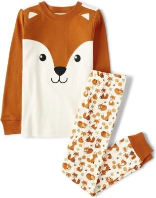 GYMBOREE NEW FOX PAJAMAS BOYS AND GIRLS SIZE 4T - Image 1 of 3