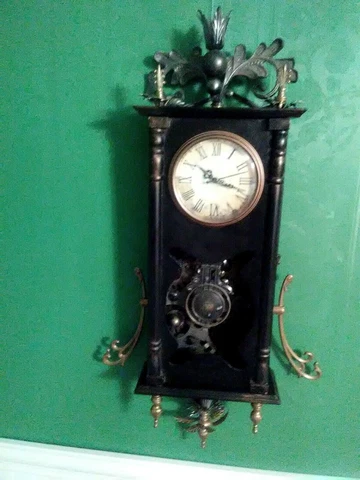 Machine Age Vintage Made To Look Like Gear Driven Quartz Pendulum Wall Clock Cover