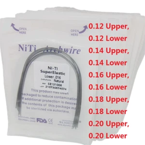 100Bag Dental Orthodontic Niti Arch Wire Super Elastic Natural Nature Form Round - Picture 1 of 8