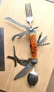 Vintage BOY SCOUT KNIFE Camping Survival Multi Tool "BACO"Japan - Picture 1 of 12