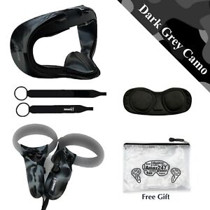 Silicone Facial Cover and Controller Accessories for Oculus Quest VR Headset