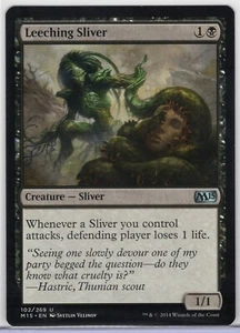 1x Leeching Sliver - Core Set 2015 - Near Mint - Bild 1 von 1