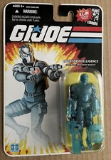 G.I. Joe Mercenary Wraith  clear variant  MOC 25th Anniversary 3.75