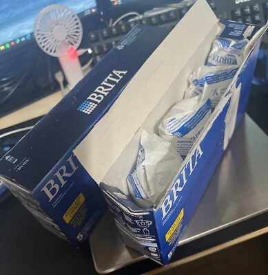 Brita 987554 Pitcher Replacement Filters 5 Pack + 4 New Sealed - Image 1 of 3