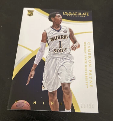 Panini Immaculate Collection Collegiate 2015 - novato #120 Cameron Payne/99 Foto 1 de 2