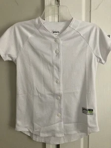 Intensity girls softball jersey/top - white - NEW - N5010 - Picture 1 of 6
