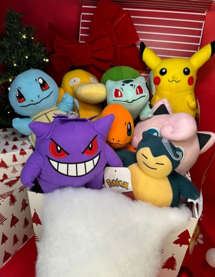 Juguete de peluche con licencia oficial Pokemon Charmander Squirtle Bulbasaur Foto 1 de 1