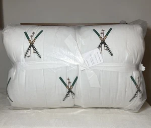 Pottery Barn Alpine Ski Sherpa Full/Queen Comforter W/2 Standard Shams - Picture 1 of 5