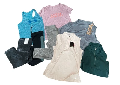 8x Women's Medium Athletic Workout Clothing Bundle - Under Armour GAP Columbia - Image 1 of 4