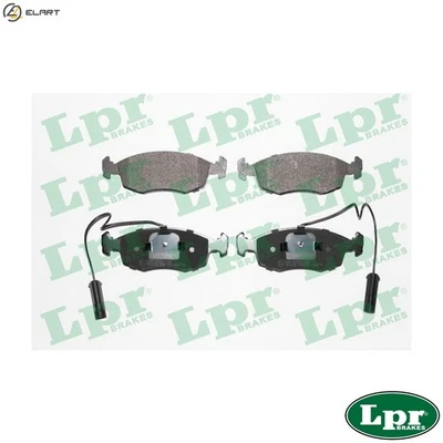 BRAKE PAD SET DISC BRAKE 05P755 FOR FIAT SIENA ALBEA/PALIO PETRA WEEKEND 1.9L - Image 1 of 4