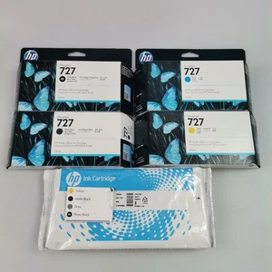 Paquete de 5 cartuchos de tinta HP 727 de alta capacidad B3P19/21/22/23 F9J78A - Imagen 1 de 7