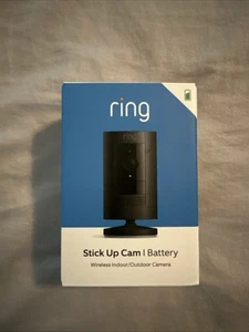 Ring Stick Up Cam Battery Indoor/Outdoor HD Security Camera Black | NEW - Picture 1 of 4