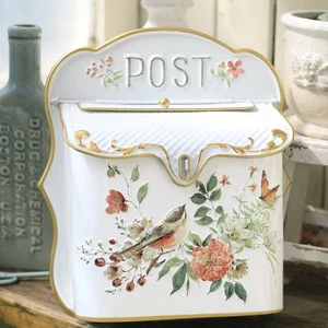 Vintage Briefkasten Postkasten Wandmontage Deko Metallbriefkasten für außen - Bild 1 von 9