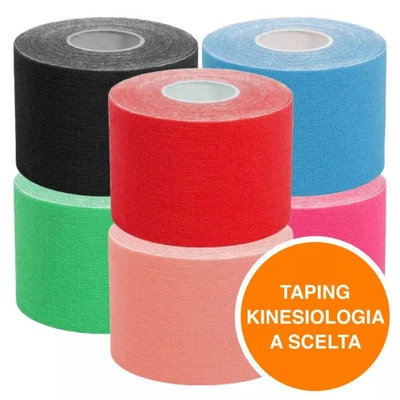 Kinesio Tape Nastro Kinesiologico 5 m x 5 cm Tape Muscolare Cerotto Taping Forte - Immagine 1 di 3