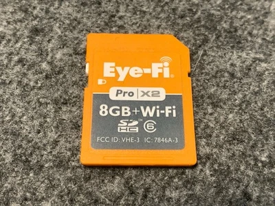 Eye-fi Pro X2 8GB Wireless Wi-Fi SDHC Memory SD Card - Image 1 of 2