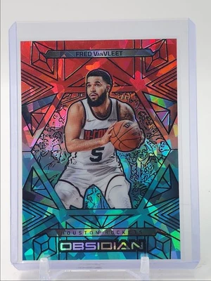 FRED VANVLEET 2024-25 OBSIDIAN BASKETBALL FIRE AND ICE ROCKETS /49 Q5118 - Image 1 of 2
