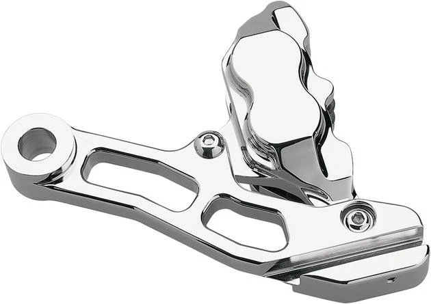 Hawg Halters 4-Piston Rear Brake Caliper Chrome #RKSTCC500 Harley Davidson - Imagen 1 de 1