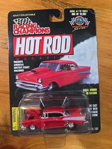 Hot Rod Magazine '57 Chevy #1-Cover Car For Series Diecast Racing Champions. .1 - Picture 1 of 5