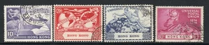 Hong Kong 1949 U.P.U. set SG 173-176 usado fino. (R2239) - Imagen 1 de 1