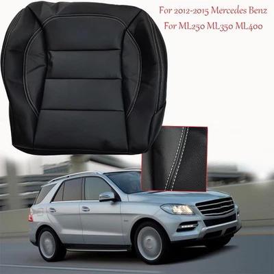 Cubierta de asiento de cuero inferior del lado del conductor para Mercedes Benz ML250 ML350 2012-2015 Foto 1 de 4