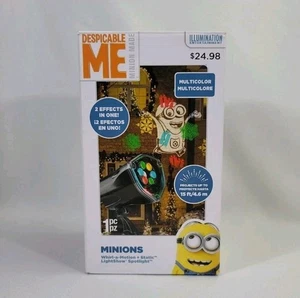Despicable ME Minion Whirl-A-Motion LightShow Spotlight OPEN BOX - Picture 1 of 15