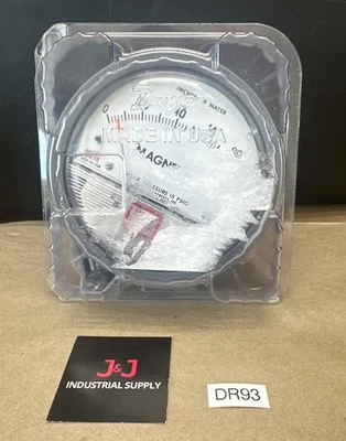 Dwyer 2001 Magnehelic 102003-00 0-1.0 IN of H2O Gauge 15PSIG Max Pressure 🇺🇸 - Image 1 of 4
